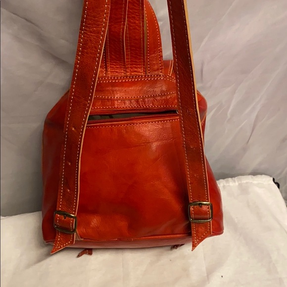 Moroccan Leather Backpack - Picture 6 of 15